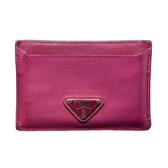 Prada Pink Cardholder Wallet - Picture 1 of 16